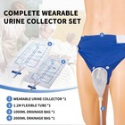 Wearable Urine Collector For Men With Elderly Black  Black