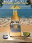 Corona Extra Metal Beer Sign Tin Tacker Cerveza New Mirror Non Alc Man Cave