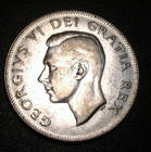 Old Canadian Coins Silver 1949 Hoof Over 9 Canada Fifty Cents