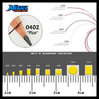 10 Pack Leds Pico 0402 Pre-wired Resistor Smd Led   3-12 Volt Dc   Choose Color