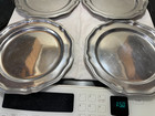  4  Wilton Armetale Queen Anne 10 5  Dinner Plates  Pewter Free Shipping Group 2