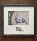 Original Framed Fck Ptn  ptn Pnh  Stamp By Banksy  With  Ukrposhta Receipt