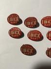 10  Ibex Navy Vintage Tin Tobacco Tags