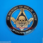 Freemasons Scottish Rite Masonry Auto Rear Emblem Black And Golden For Mason Car