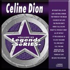 Celine Dion Legends Series Vol-53 Karaoke Cd g New In Plastic  print 15 Tracks