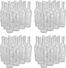 750ml Glass Bordeaux Wine Bottle Flat-bottomed Cork Finish - 48 Bottles  4 Cases