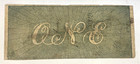 1861  1 Allegany County Bank Cumberland Md Civil War Era Obsolete Note