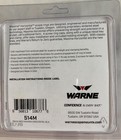 Warne Maxima Horizontal 30mm Medium Fixed Steel Scope Rings  Black - 514m