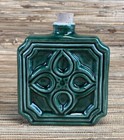 Hukilau Jade Tile Pocket Flask Tiki Mug Tiki Diablo Green Glaze 5  Tall New
