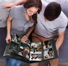Photo Album 4x6 600 Photos  Leather Cover Extra Large Capacity Holds 600 Horizon