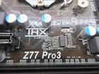 Asrock Motherboard Z77 Pro3   No Cpu