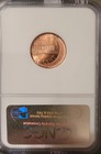 1998 1c Mint Error Ms 65 Rd Struck 20  Off Center