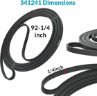 341241 Dryer Belt Compatible With Whirlpool Kenmore Amana Maytag Roper Replaceme