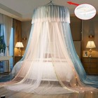 Aikasy Princess Bed Canopy Mosquito Net Twin Full Queen King Blue Pink White