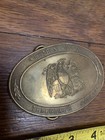 Vintage Western Union Telegraph Company Brass Omaha 1872 Jas Gamble Gen