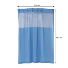 Hospital Cubicle Curtain Large Area With Strong Flat Hooks  For Medical Clinic   