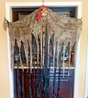 6 Ft Hanging Floating Pirate Skull Ghost Halloween Decoration Spooky Fun