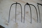 Vintage Lot Of 4 3 Tine Pitchfork Heads Lot 25-14-28