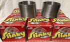 Original Slinky Spring Metal Coil Toy Lot Of 6  2 Open Box  4 Sealed  Ages 5 