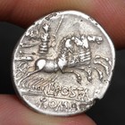 Roma Head Denarius 131bc Ancient Roman Republic Silver Coin Postumius Albinus