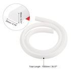 Flexible Molding Trim  39 Inch Quarter Round Molding Water Barrier  White