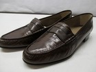 Nib R  Martegani Boutique Line Lightweight Calfskin Penny Loafers 8 D Cc93