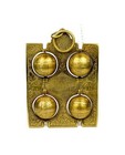 Old Antique Hanging   Standing Solid Antique Brass Armillary Sphere Arabic Write