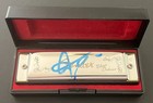 John Popper Blues Traveler Signed Fender Harmonica W exact Proof   Beckett Coa