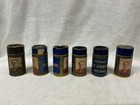 Antique 6 Piece Edison Blue Amberol Cylinder Phonograph Records Lot Mix E