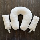 Baby Toddler Travel Pillow Neck Support With Seat Belt Covers