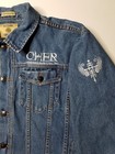     vintage Cher Living Proof Farewell Tour 2002 3 Denim Jacket - Size L  New Mint
