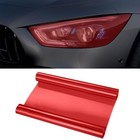 11 88  48 Inches Car Headlight Tint Film  Self Adhesive Vinyl Wrap Protector Red