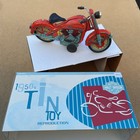 Harley Davidson Friction Motorcycle 1950 s Tin Toy Reproduction  04117 Of 25000