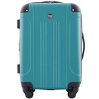 Travelers Club Chicago Hardside Expandable Spinner Luggage  Teal  22  Carry-on