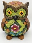 Vintage Owl Figurine Decorative Collectible Sculpture Folk Art