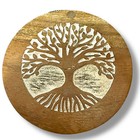Small Wood Urn For Human   Pet Ashes Tree Of Life Memorial Keepsake  Eco-friendl