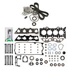 Head Gasket Set Mls Timing Belt Kit Water Pump Fit 01-05 Honda Civic 1 7l D17a1