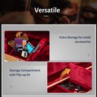 New Protable St Electric Guitar Square Hard Case W  Hardware   Lock Yellow