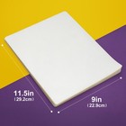 400 Pack 3 Mil 9 X 11 5  Letter Size Thermal Laminating Laminator Pouches Sheets