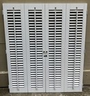 36 1 2  Tall X 31 1 2 wide Wood Interior Louver Plantation Window Shutters