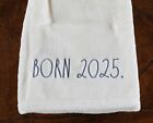New White Soft Plush Rae Dunn Baby Boy Girl Blanket Born 2025  nice Shower Gift 