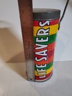 Vintage Tin Lithographed Life Savers Candy Container All Metal Cottagecore Kitch