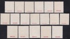 1944 Futsches Reich Hitler Skull Parody Complete Set Mnh Reproduction Stamp Sv 