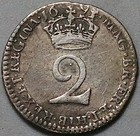 1693 2 William Mary 2 Pence 1 2 Groat Vf Great Britain Silver Coin  26071402r 