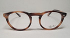 Ray-ban Rx5283 Round Eyeglass Frames - Striped Havana demo Lens