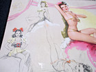Earl Carroll Theatre Restaurant Hand Embellished Risque Show Girls Souvenir Pc