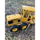 Antique Ertl John Deere Metal Tractor Toy Yellow Vintage Die Cast Scraper Grader