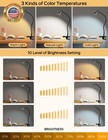 Clip On Light Usb Reading Light 3 Color Modes 10 Brightness Levels Eye Care Clam