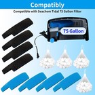 Aquarium Filter Media Replacement For Seachem Tidal 75 Gallon Power Filter