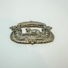 Vtg Antique Casket Coffin Plaque Our Darling W  Lamb Funeral Cemetery Macabre